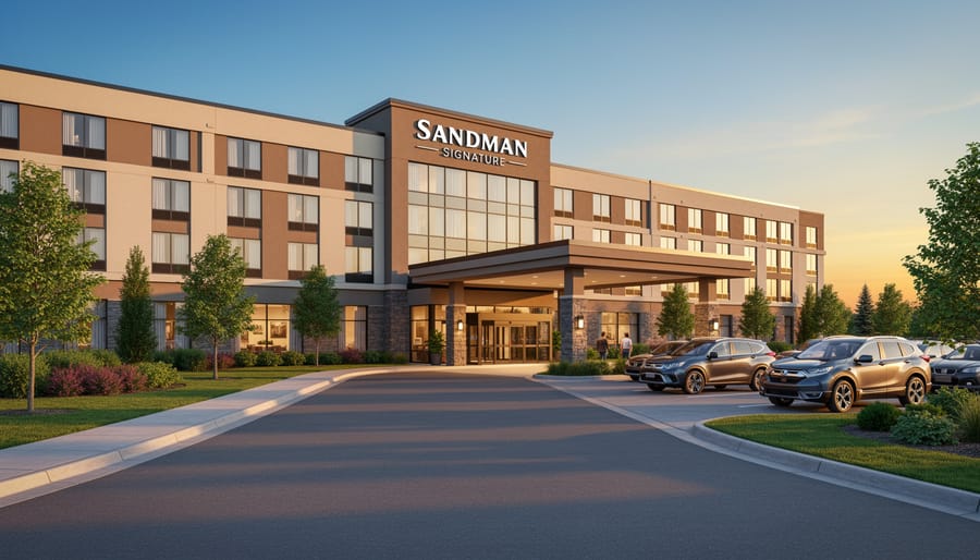 Exterior view of Sandman Signature Saskatoon South Hotel